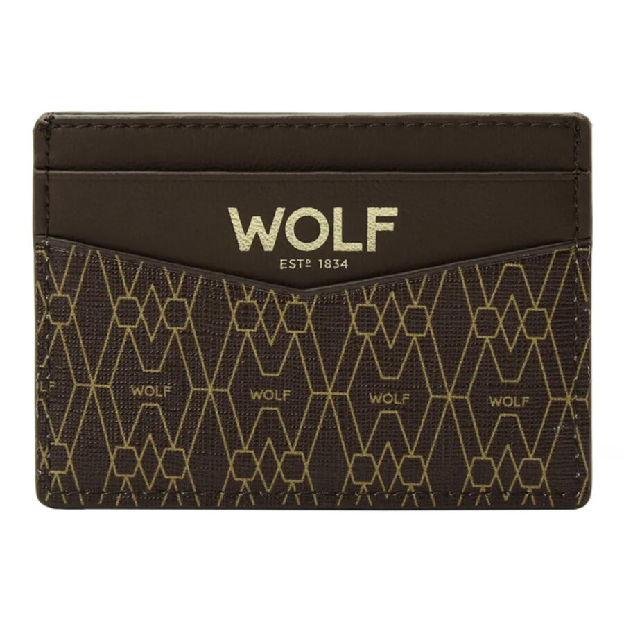 Wolf Signature Brown Cardholder