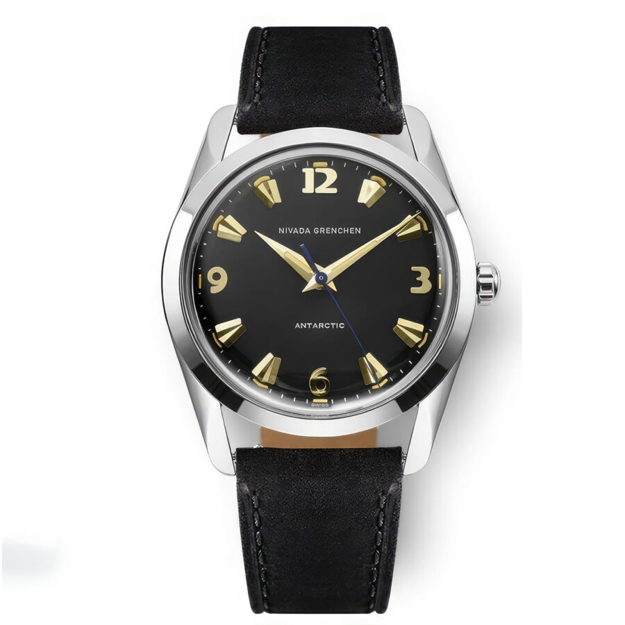 Nivada Grenchen Antarctic 35mm Black & Gold