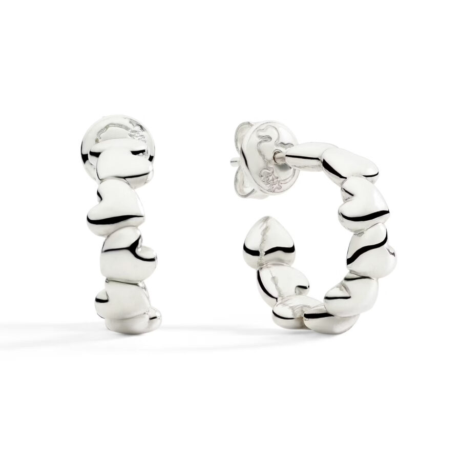 DoDo Naušnice Silver Heart